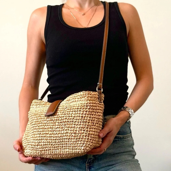 NEW zara crossbody bag indonesia style NWT - Picture 1 of 6